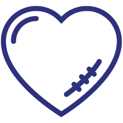 heart scar icon